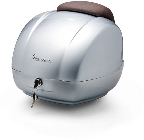 Bauletto Vespa 36lts, incl. cuscino posteriore - Grigio