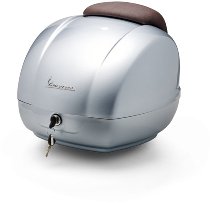 Vespa Topcase 36lts, inkl. Rückenpolster - Delicato grau