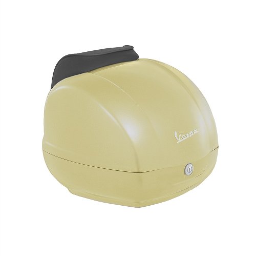 Vespa Topcase 36lts, inkl. Rückenpolster - schwefelgelb