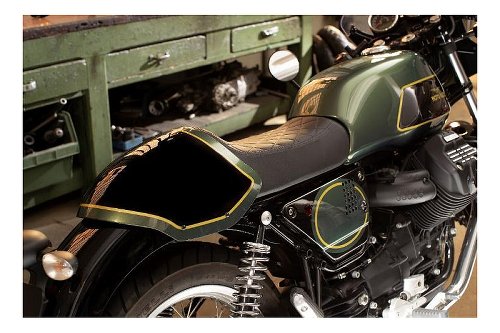 Moto Guzzi Fairing kit, complete, olive green - V7 III