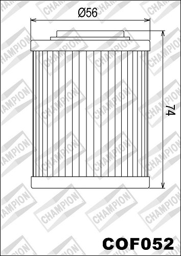 Champion filtro de aceite COF052 - Aprilia 1000 RSV Mille