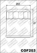 Champion Filtre à huile COF203 - Honda, Kawasaki, Ya