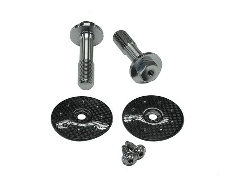 Carbonworld frame plug, front, carbon suitable for Ducati Panigale V4