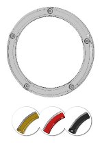 Ducabike clear clutch cover oil bath external ring