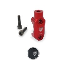 CNC Racing Brembo Hauptzylinderklemme mit Spiegelanschluss, M8, linke Seite - Ducati