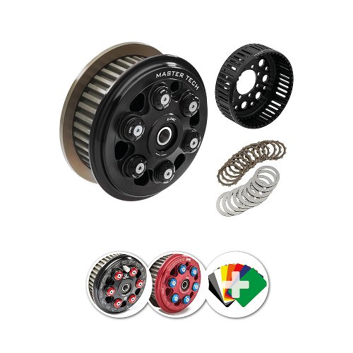 Frizione antisaltellamento CNC Racing, Master Tech, completa, 48 denti, sinterizzata - Ducati