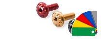 CNC Racing Screws kit, M6x14, 2 pcs., several applications - Ducati, MV Agusta