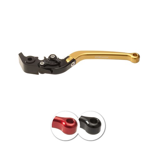 CNC Racing Clutch lever, long folding model, 180 mm - Aprilia, Suzuki, Yamaha