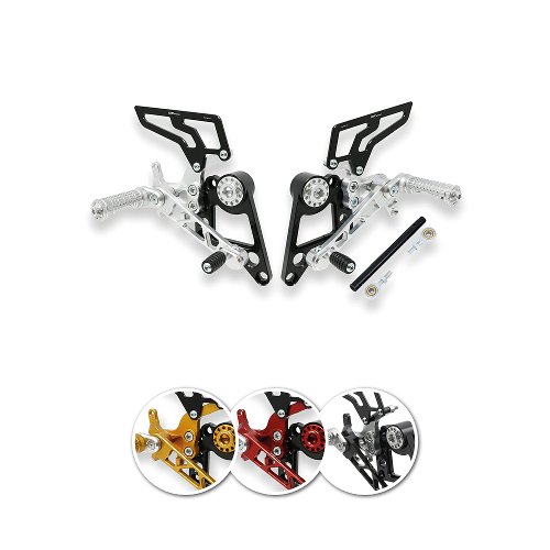 CNC Racing Adjustable rear sets - Ducati Monster S2R/S4R/S4RS