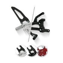 CNC Racing Adjustable rearsets, Carbon - Ducati Streetfighter V4 / S