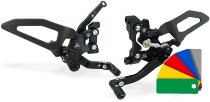 CNC Racing Adjustable rearsets - Ducati Streetfighter V2