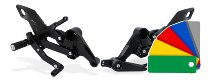 CNC Racing Adjustable rear sets, foldable - Aprilia RS 660