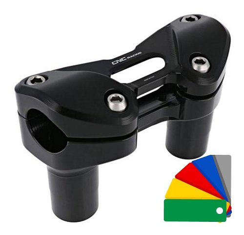 CNC Racing Handlebar clamp, Full kit - Ducati Multistrada