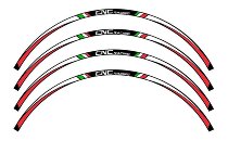 CNC Racing 17 Zoll Felgenrandaufkleber, 4 stk. für 1 Rad