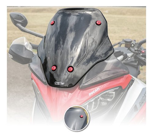 CNC Racing Sport windshield, carbon - Ducati Multistrada V4