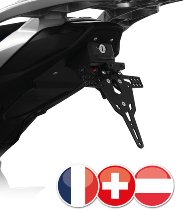 Soporte de matrícula Zieger Pro, negro - BMW S 1000 XR