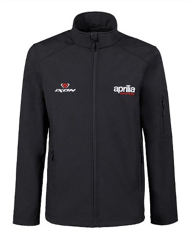 Aprilia softshell jacket, black