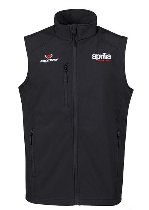 Gilet softshell Aprilia, nero