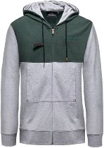 Moto Guzzi Sweatshirt à capuche Vert/Gris