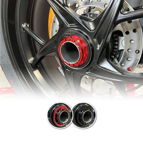 Carbonworld rear wheel nut set + cone suitable for Ducati