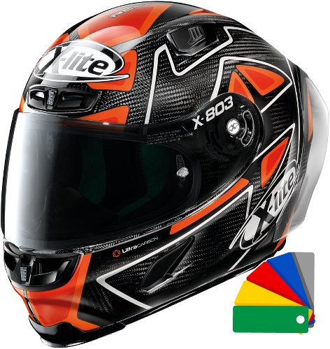 X-Lite X-803 RS Ultra Carbon Replica D. Petrucci Casco integrale