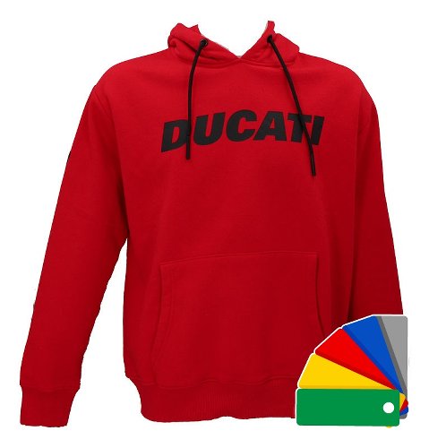 Ducati Logo Sweatshirt mit Kapuze