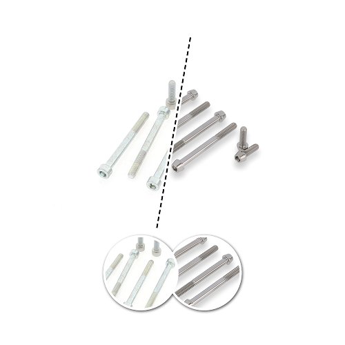 CNC Racing Kit Viti carter frizione a secco, M6x70, M6x20, 6 pz. - Ducati