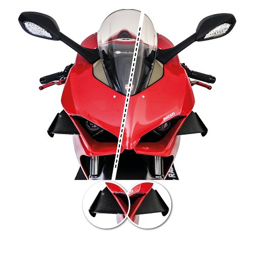 CNC Racing GP Winglets, Carbon - Ducati Panigale V4