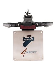 Termignoni License plate support with homologation - Ducati