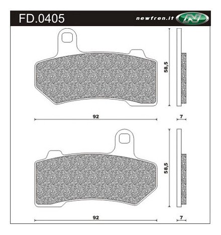 Newfren Bremsbelag HD Sinter FD0405SH