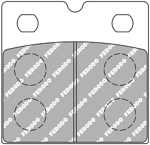 Ferodo Jeu de plaquettes de frein FDB108CPRO
