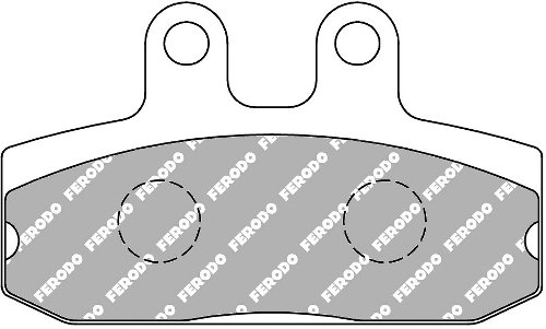 Set di pastiglie freno Ferodo FDB2060AG