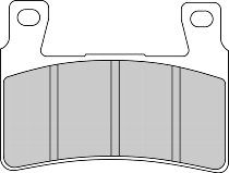 Plaquettes de frein Ferodo FDB2079ST - Honda, Kawasaki