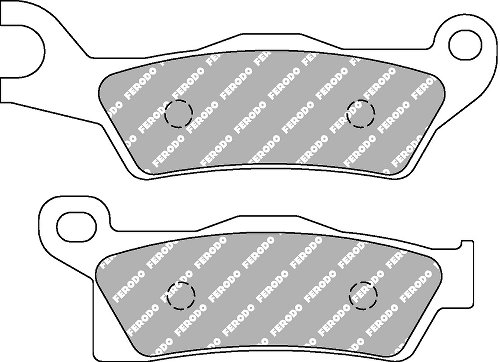 Plaquettes de frein Ferodo FDB2273SG, Can Am