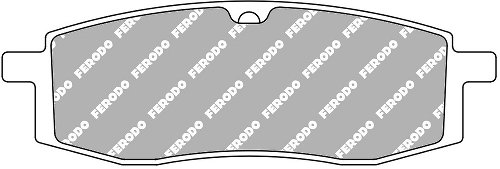 Ferodo Brake pad set FDB411P