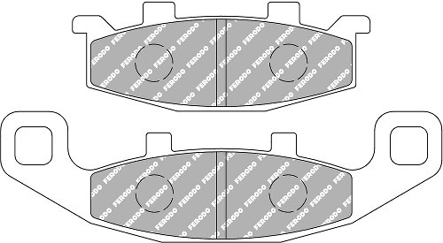 Set di pastiglie freno Ferodo FDB481ST