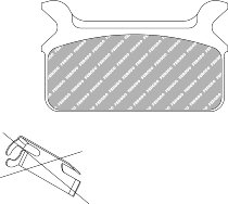 Set di pastiglie freno Ferodo FDB485P