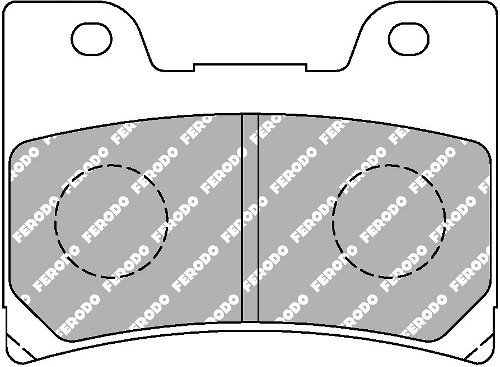Set di pastiglie freno Ferodo FDB666P