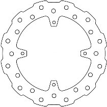 Ferodo brake disc FMD0197MXR 240/121.5/3.5 4 hole