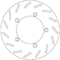 Disco freno Ferodo FMD0362R 250/116,6/5,5 5 fori