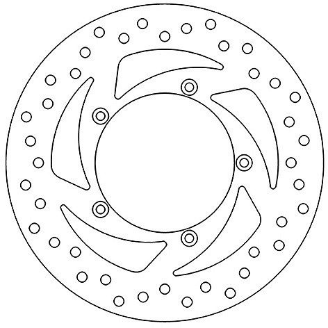 Ferodo brake disc FMD0371R 240/105.2/4 5 hole