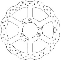 Ferodo Brake disc FMD0478MXR 270/70,5/3mm 6-hole - TM