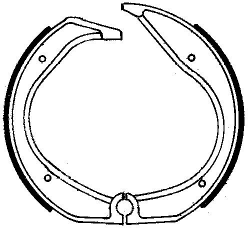 Ferodo Bremsbacken-Satz FSB701 200x25 mm - BMW