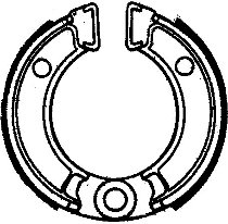 Ferodo brake shoe set FSB702 80x18 mm