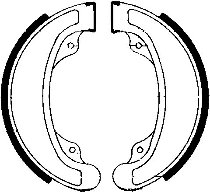 Ferodo brake shoe set FSB708 140x40 mm
