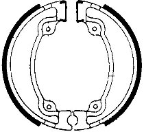 Ferodo brake shoe set FSB709 130x30 mm
