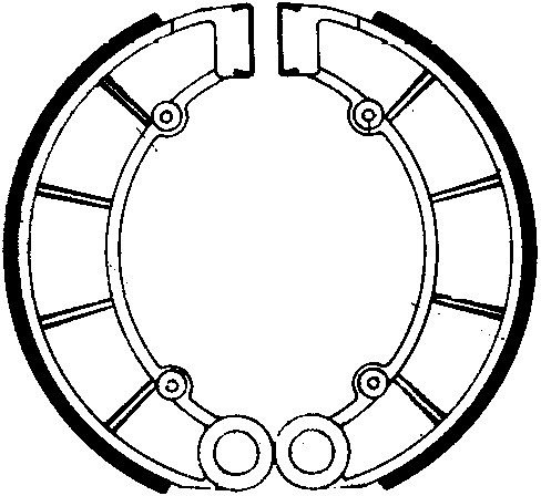 Ferodo brake shoe set FSB710 180x38 mm