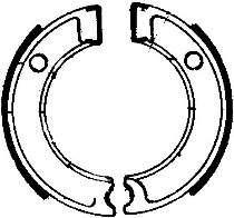 Ferodo brake shoe set FSB730 80x17 mm