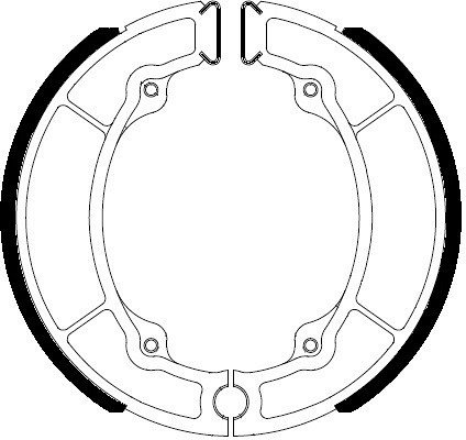 Ferodo Bremsbacken-Satz FSB733A 130x28 mm