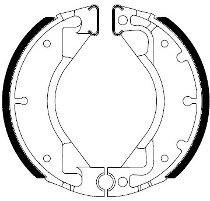 Ferodo brake shoe set FSB738A 110x25 mm